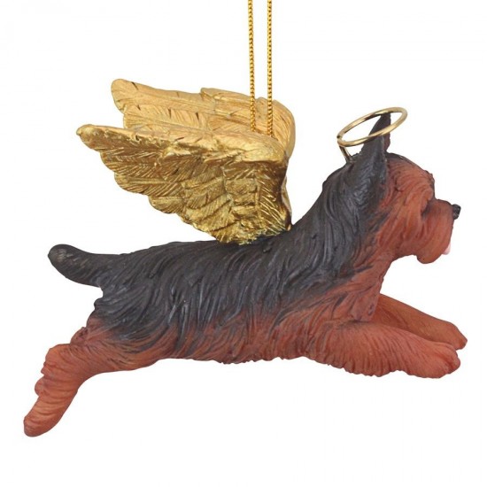 Design Toscano Angel Yorkie Ornament