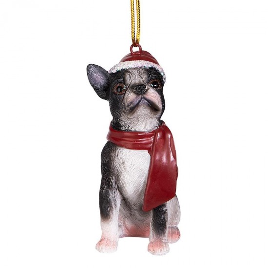 Design Toscano Boston Terrier Ornament