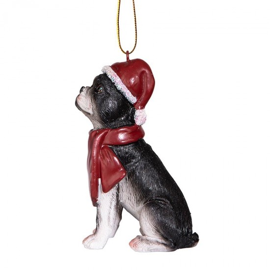 Design Toscano Boston Terrier Ornament