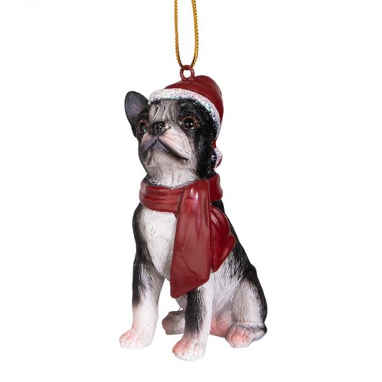 Design Toscano Boston Terrier Ornament