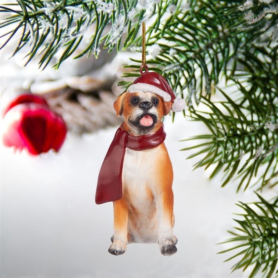 Design Toscano Boxer Ornament