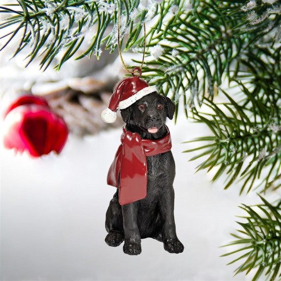 Design Toscano Black Lab Ornament