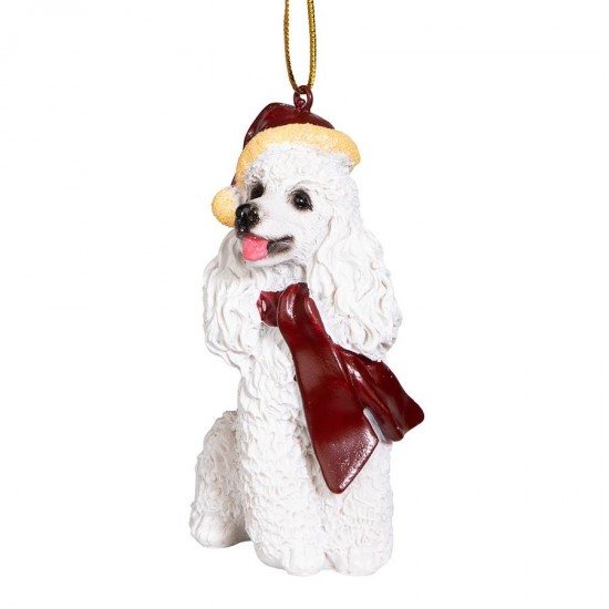 Design Toscano White Poodle Ornament