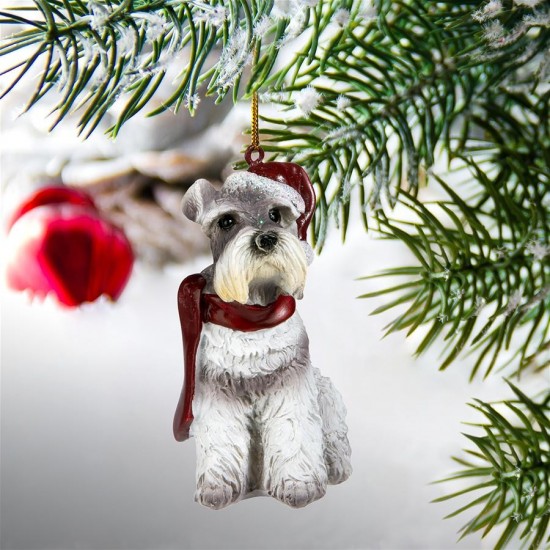 Design Toscano Mini Schnauzer Ornament