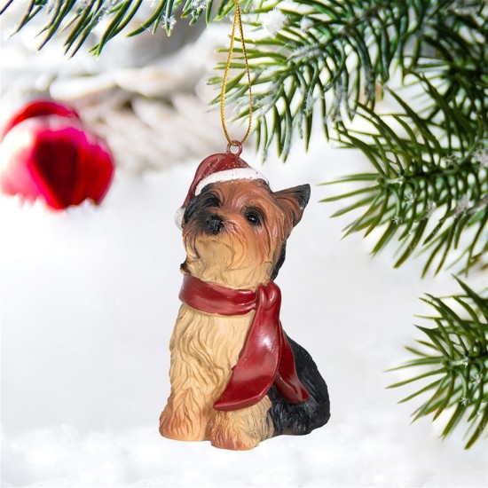 Design Toscano Yorkie Ornament