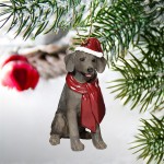 Design Toscano Weimaraner Ornament