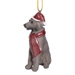 Design Toscano Weimaraner Ornament