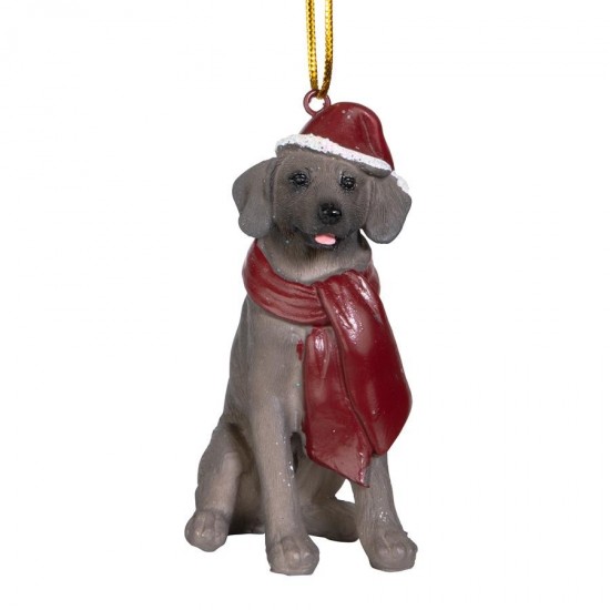 Design Toscano Weimaraner Ornament