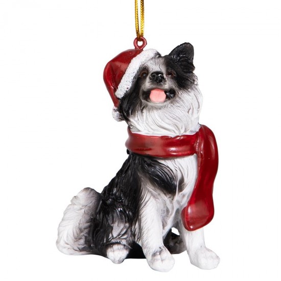 Design Toscano Border Collie Ornament