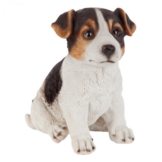 Design Toscano Jack Russel Terrier Puppy Partner Statue