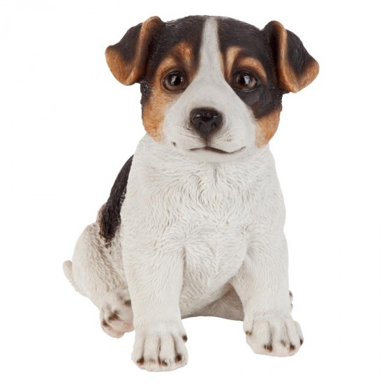 Design Toscano Jack Russel Terrier Puppy Partner Statue