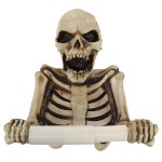 Design Toscano Bone Dry Skeleton Toilet Paper Holder