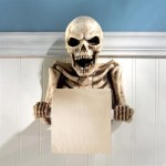 Design Toscano Bone Dry Skeleton Toilet Paper Holder