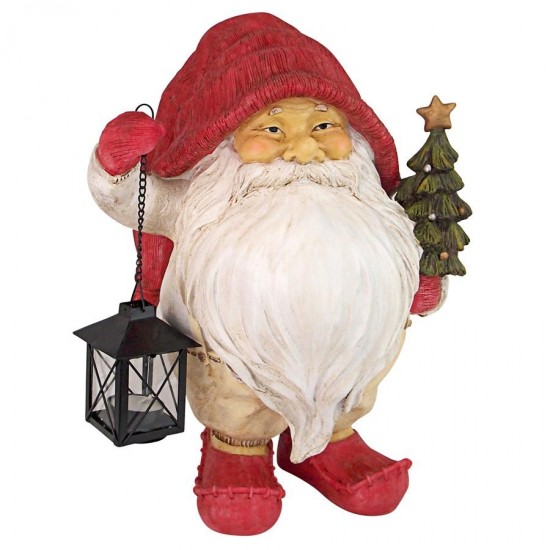 Design Toscano Santa Claus W/Lantern And Tree