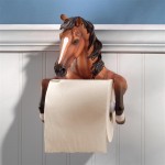 Design Toscano Steady Stallion Toilet Paper Holder