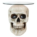 Design Toscano Bone Skull Table