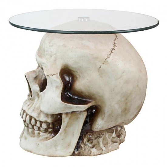 Design Toscano Bone Skull Table