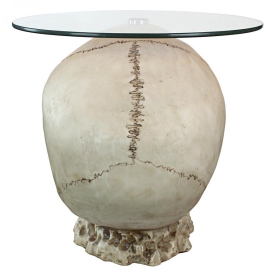 Design Toscano Bone Skull Table