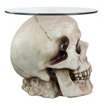 Design Toscano Bone Skull Table