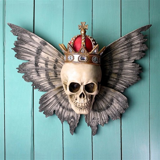 Design Toscano Mortality Deaths Scull Wall Sculpture