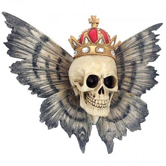 Design Toscano Mortality Deaths Scull Wall Sculpture