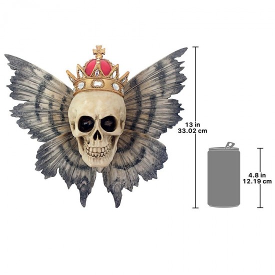 Design Toscano Mortality Deaths Scull Wall Sculpture
