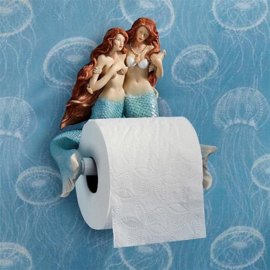 Design Toscano Mermaid Toilet Paper Holder