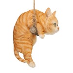 Design Toscano Orange Tabby Cat Hanging