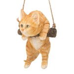 Design Toscano Orange Tabby Cat Hanging