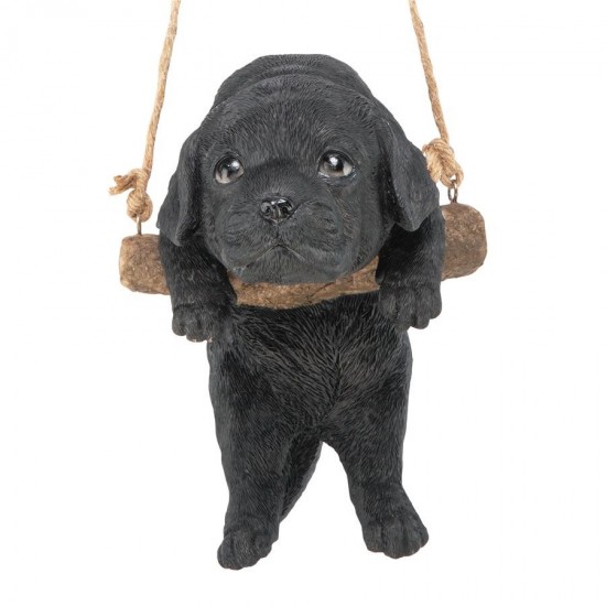 Design Toscano Black Lab Dog Hanging