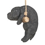 Design Toscano Black Lab Dog Hanging