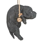 Design Toscano Black Lab Dog Hanging