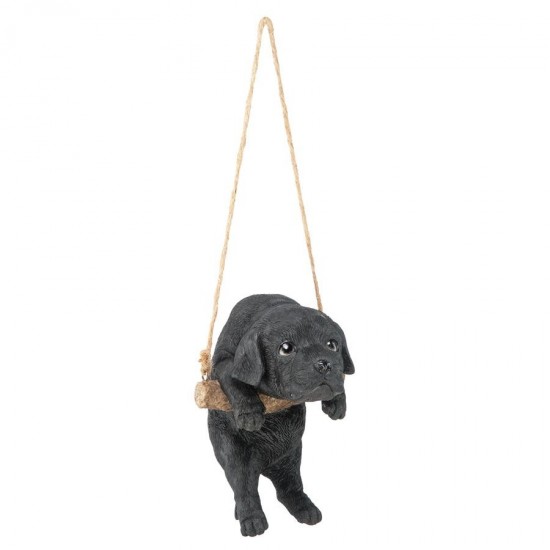 Design Toscano Black Lab Dog Hanging