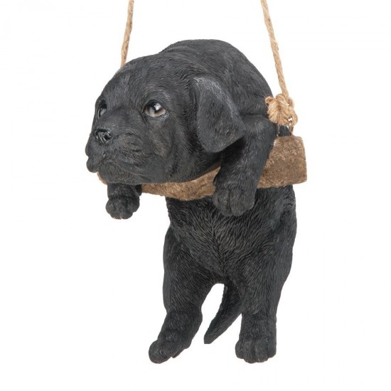 Design Toscano Black Lab Dog Hanging