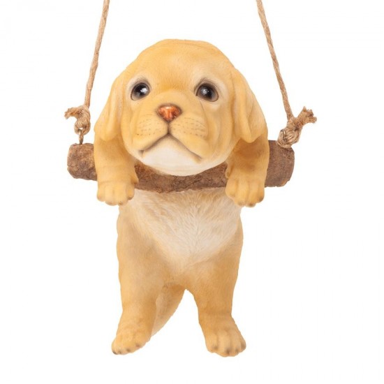 Design Toscano Yellow Lab Dog Hanging