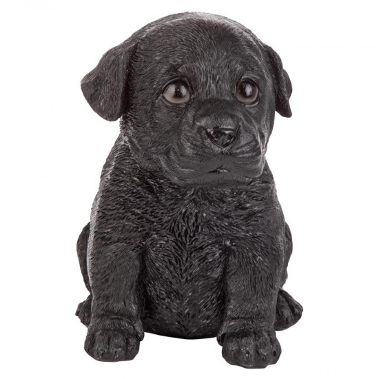 Design Toscano Black Lab Puppy Partner Statue