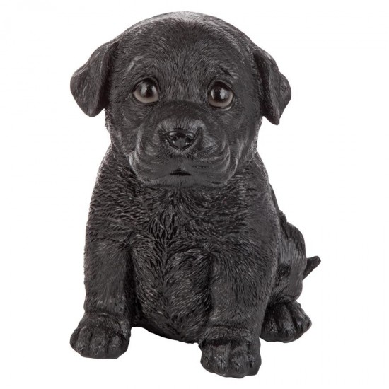 Design Toscano Black Lab Puppy Partner Statue