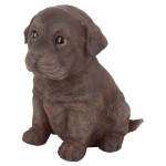 Design Toscano Chocolate Lab Puppy Partner Statue