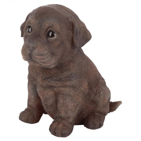Design Toscano Chocolate Lab Puppy Partner Statue