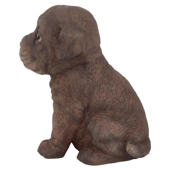 Design Toscano Chocolate Lab Puppy Partner Statue