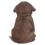 Design Toscano Chocolate Lab Puppy Partner Statue