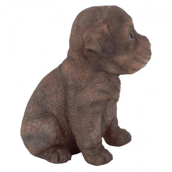 Design Toscano Chocolate Lab Puppy Partner Statue