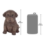 Design Toscano Chocolate Lab Puppy Partner Statue