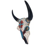 Design Toscano Large Mystic Plains Warrior Cow Skull