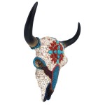 Design Toscano Medium Mystic Plains Warrior Cow Skull