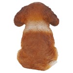 Design Toscano Red & White Cavalier Puppy Partner