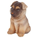 Design Toscano German Shepherd Puppy Partner Statue