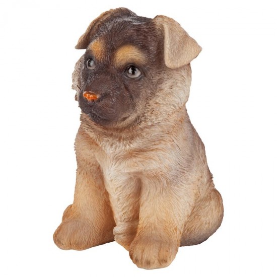 Design Toscano German Shepherd Puppy Partner Statue