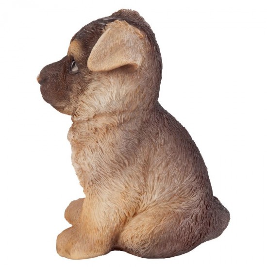 Design Toscano German Shepherd Puppy Partner Statue