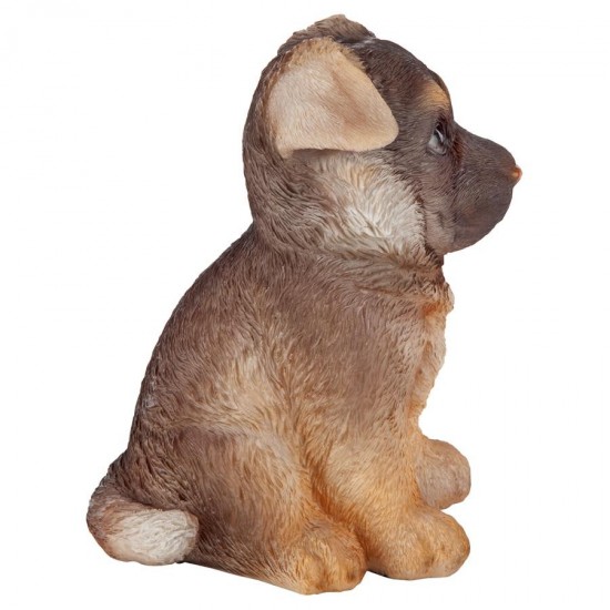 Design Toscano German Shepherd Puppy Partner Statue